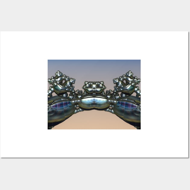 A Gleaming Bridge in the Sky Wall Art by barrowda